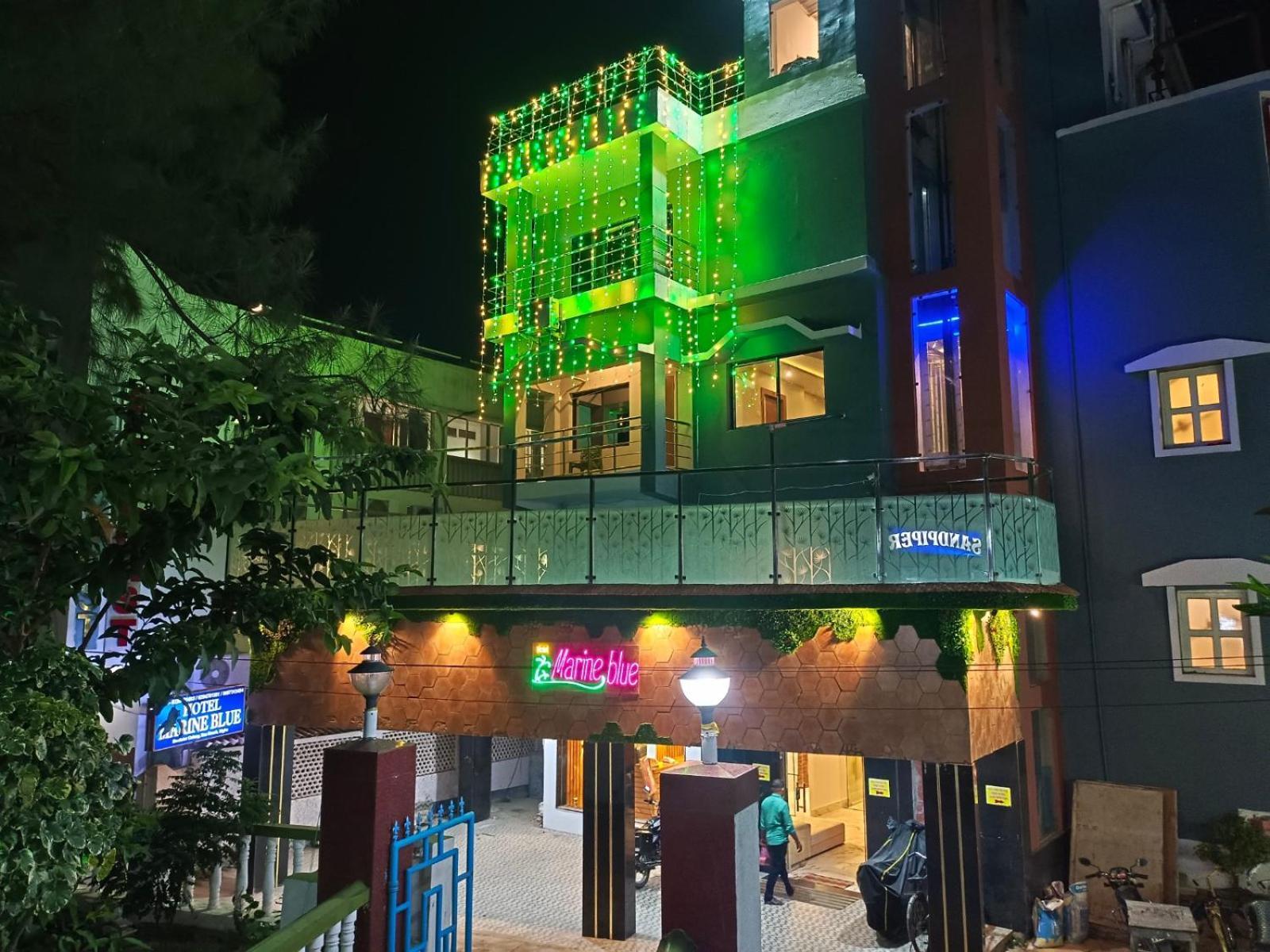 Hotel Marine Blue !! Beach Distance 50 Mts !! Digha  Exteriör bild
