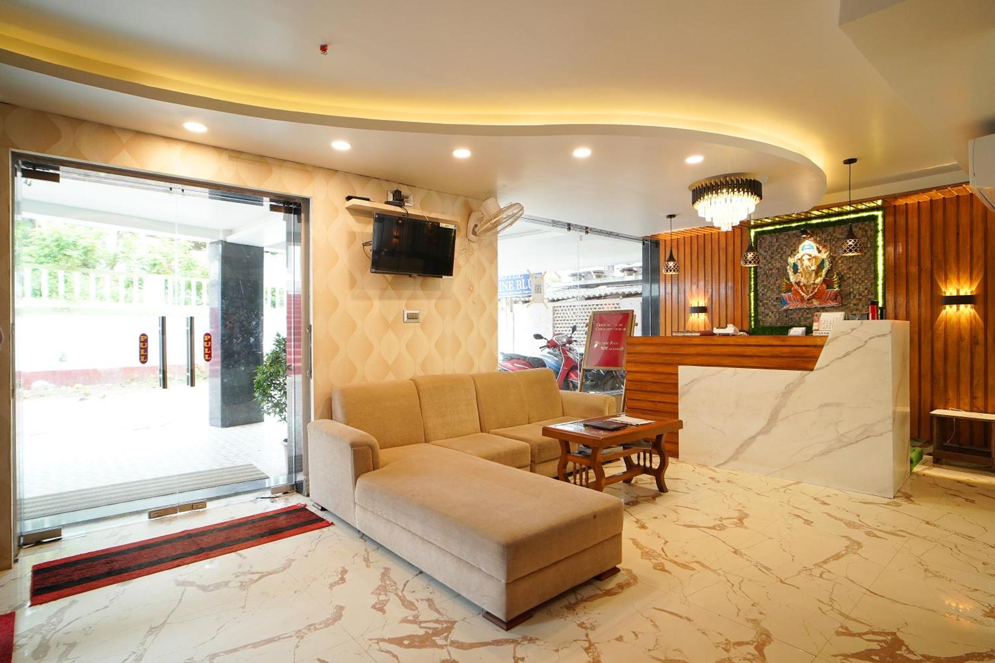 Hotel Marine Blue !! Beach Distance 50 Mts !! Digha  Exteriör bild